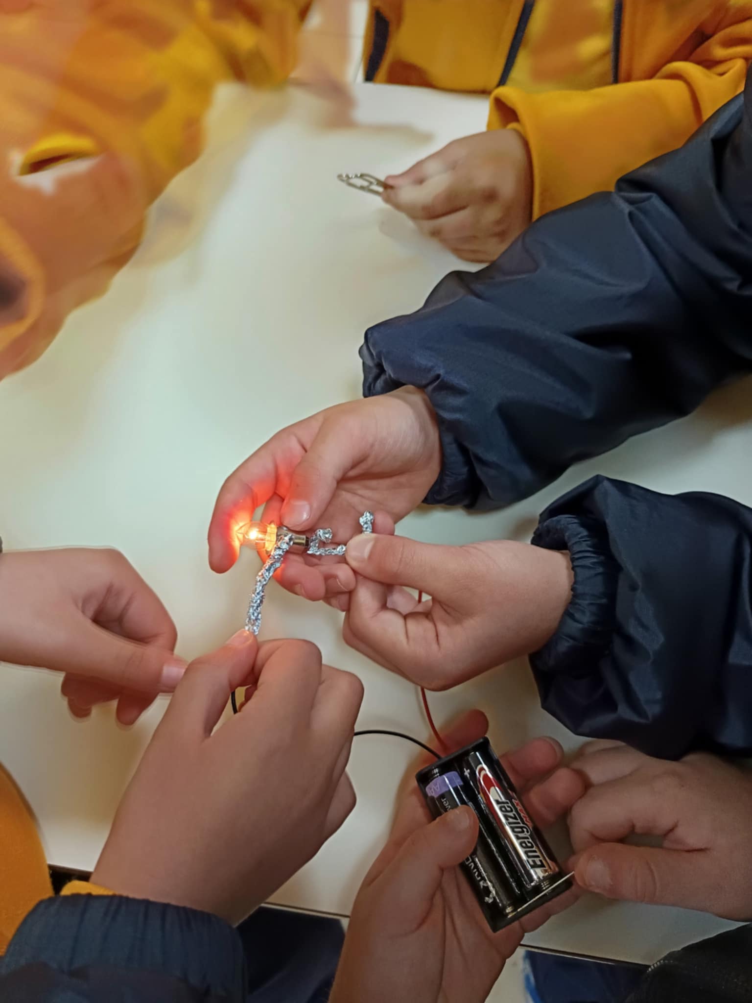 Students working together